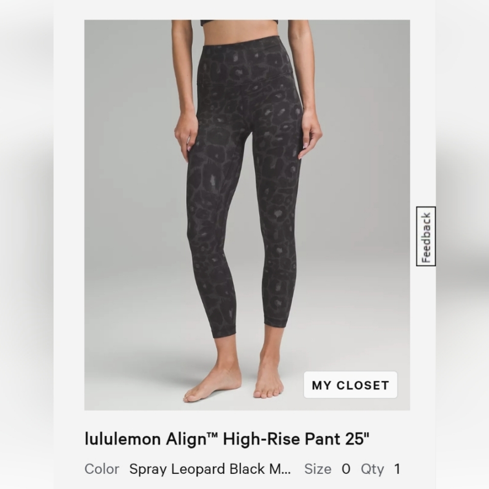 Lululemon High-Rise Aligns 25"